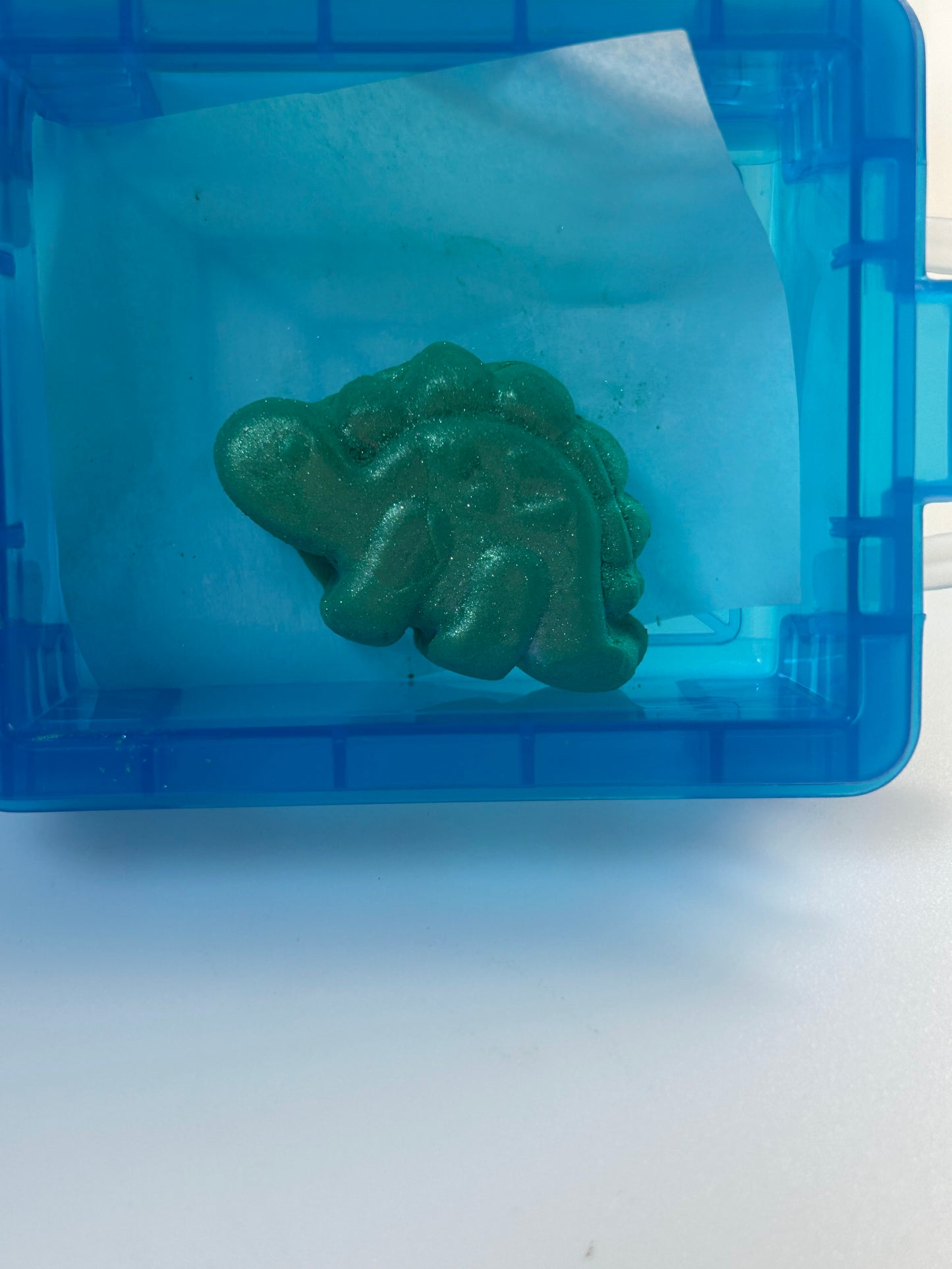 Alex the Stegosaurus Dinosaur Green Putty