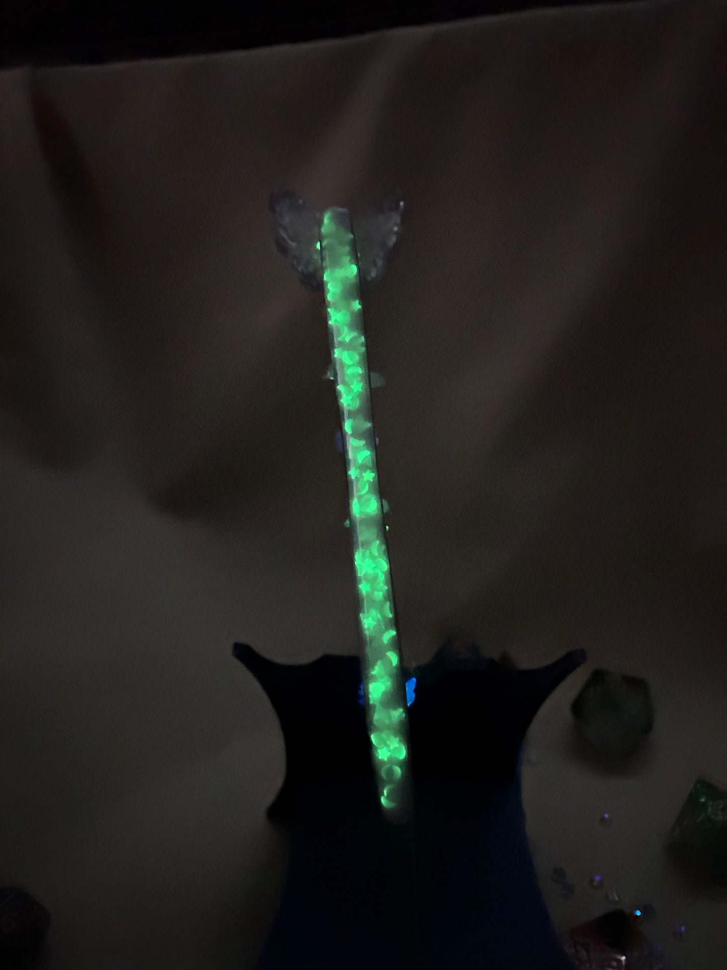 Glow In The Dark Long Pointed Butterfly Tweezers