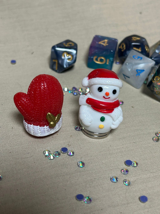 Two Pack Christmas Coverminders Snowman And Mitten