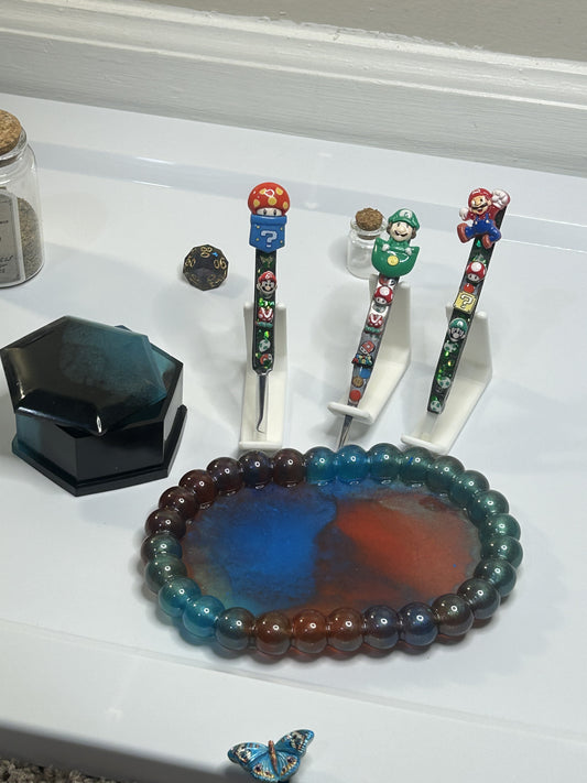 Super Mario Diamond Painting Tweezer, Tray and Container Set
