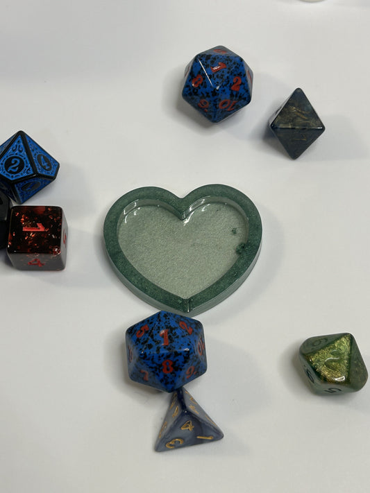 Forest Green Marbled Resin Cover Minder