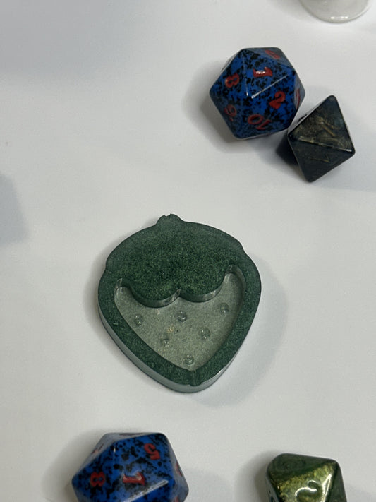 Blue Letter-Pattern Resin Cover Minder