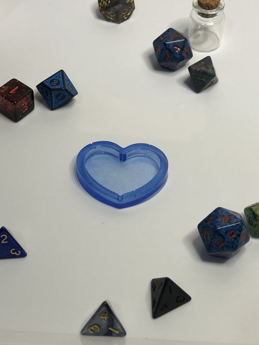 Translucent Blue Heart Cover Minder