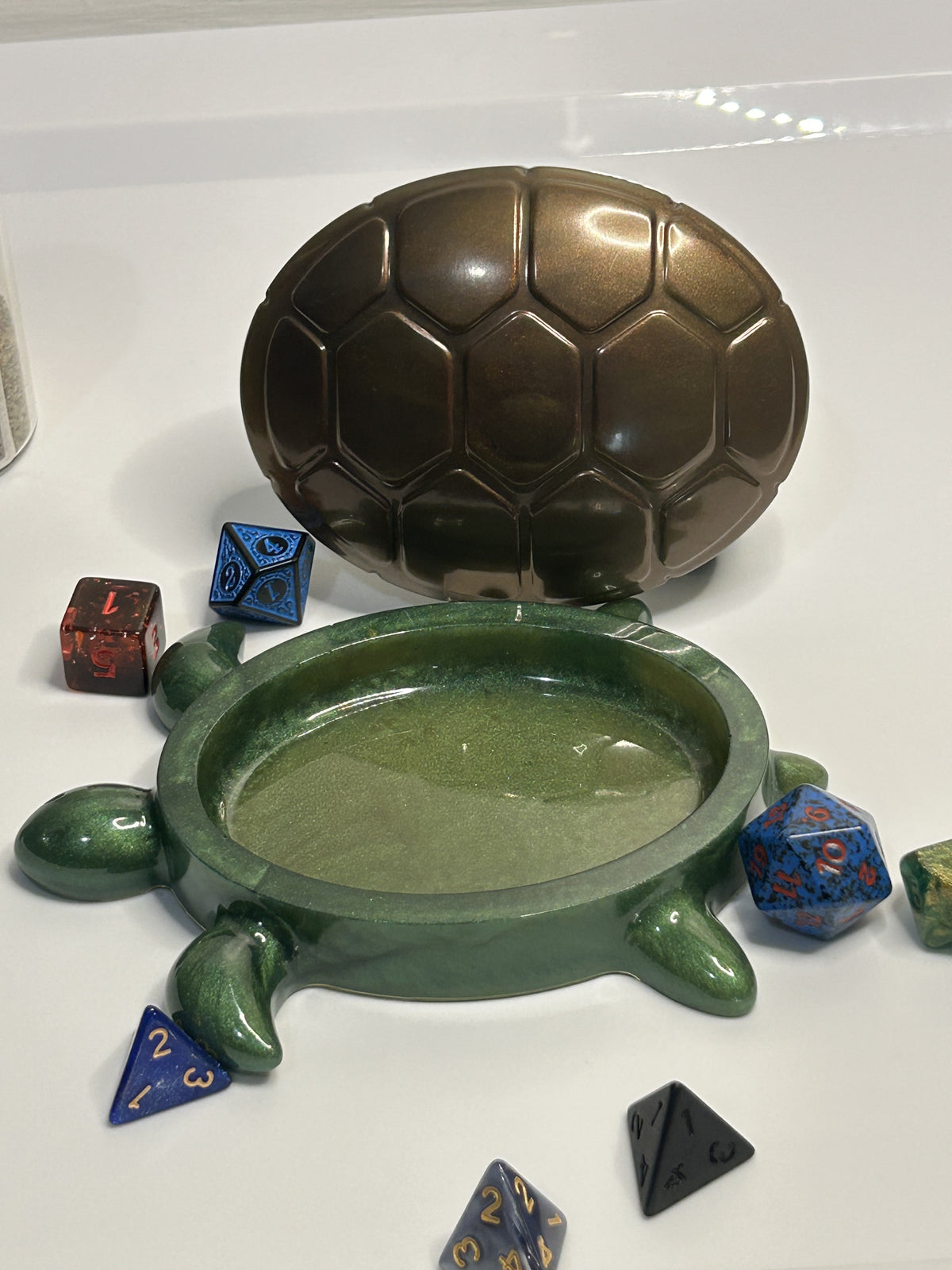 Turtle Trinket Box with Bronze Shell - photo 2