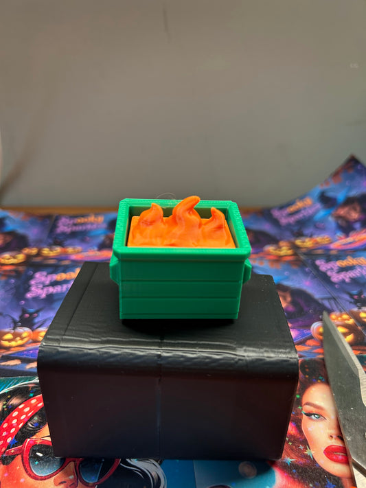 Dumpster Fire Coverminder Fidget Clicker