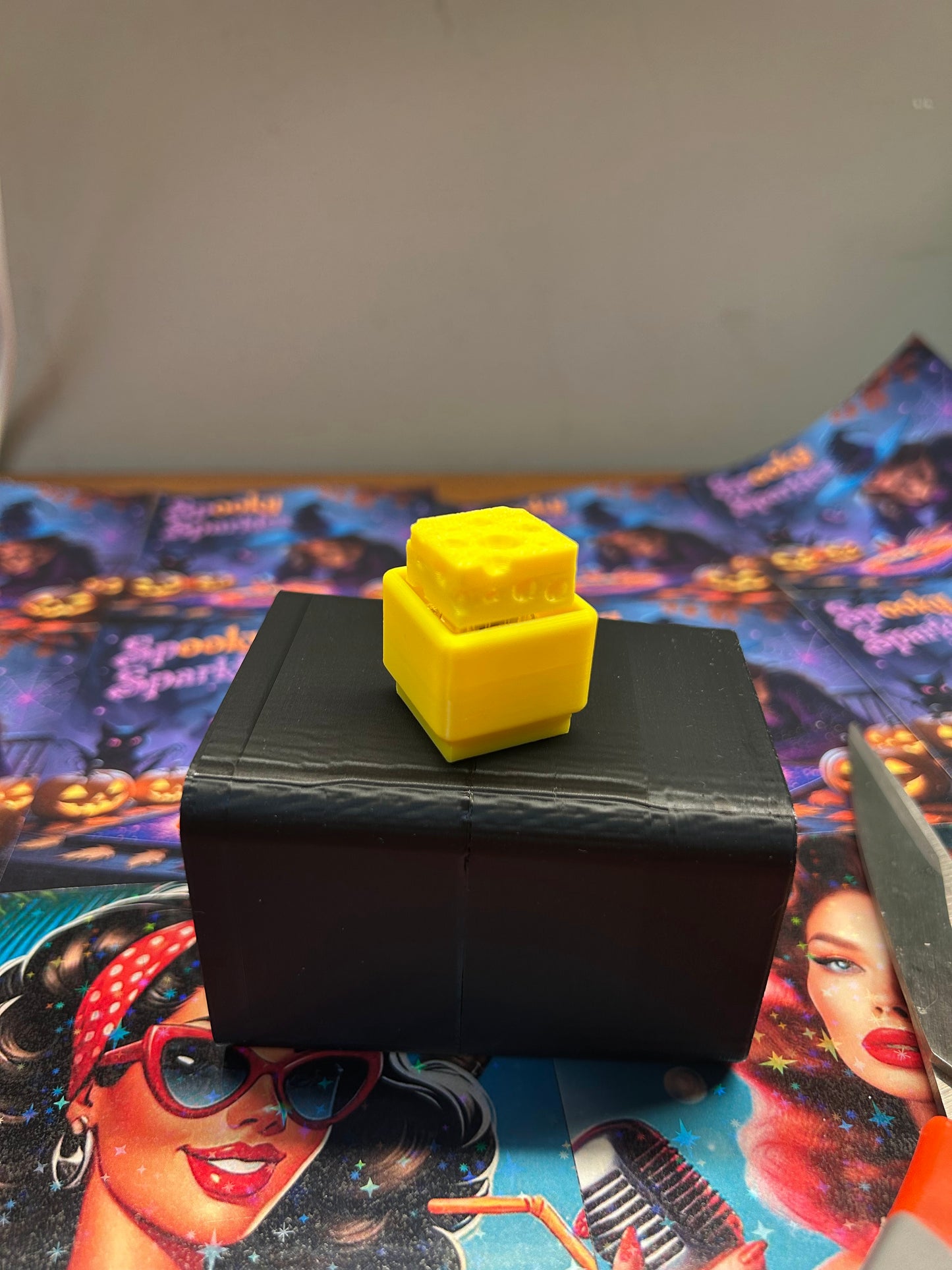 Cheese Fidget Clicker Coverminder