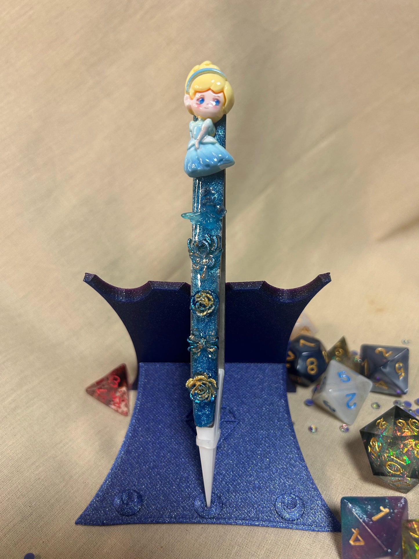 Cinderella Ceramic Tweezers Blue