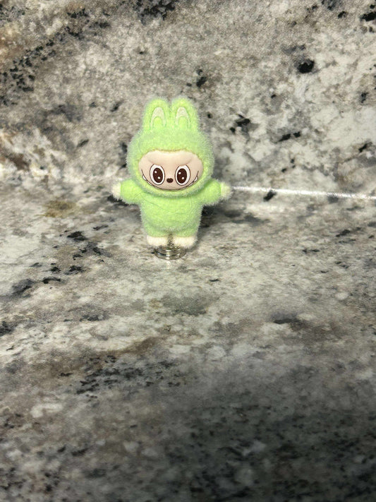 Fuzzy Green Labubu Coverminder