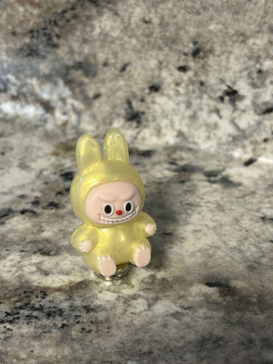 Plastic Yellow Small Labubu Coverminder