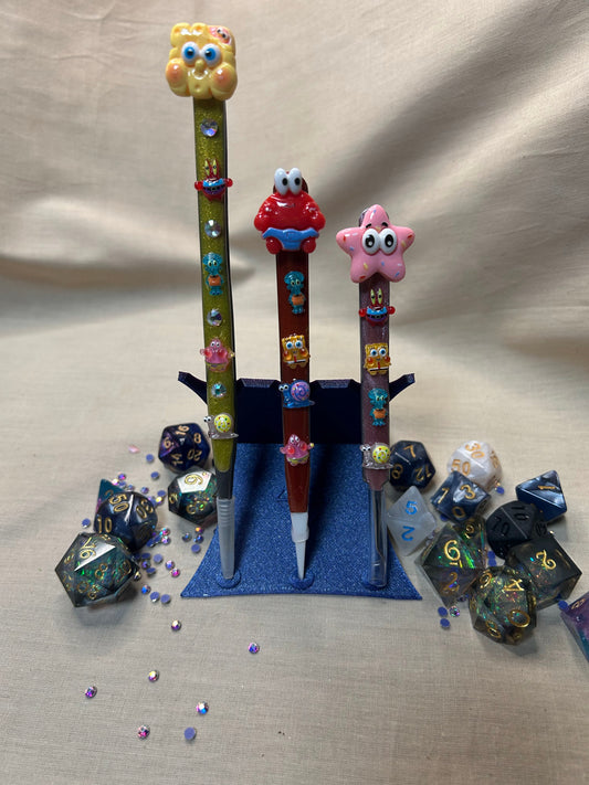 Spongebob And Friends Set Of Three One Ceramic Tweezers, One Putty Picker, One Long Pointed Tweezers